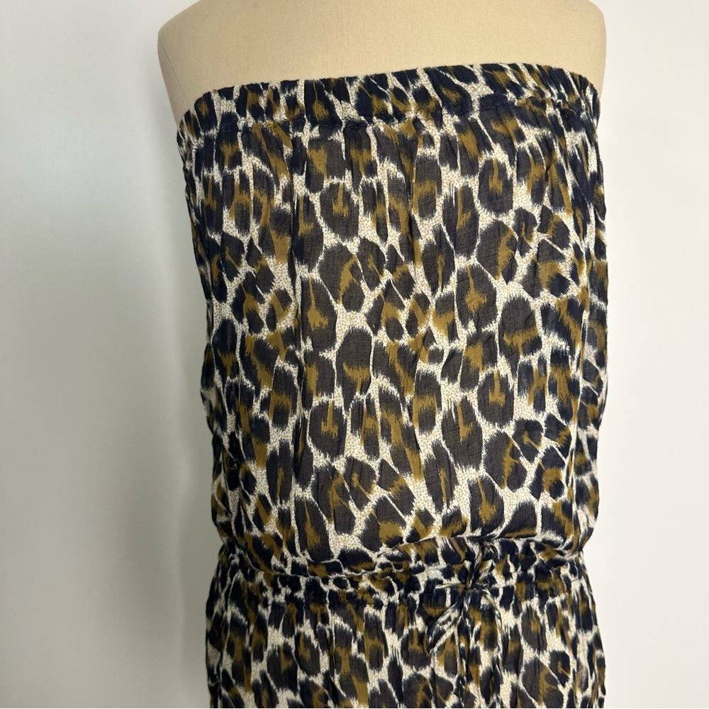 Forever21 animal print strapless top cover up Medium - Picture 8 of 16